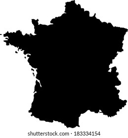 France Vector Map