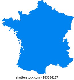 France Vector Map