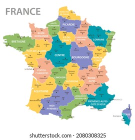 784 Political Map State Paris Images, Stock Photos & Vectors 