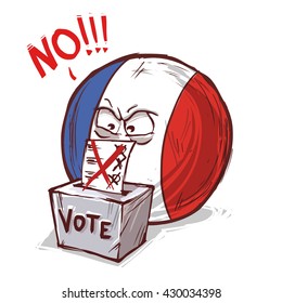 France voting no