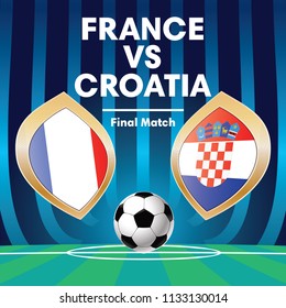 France vs Croatia soccer world championship