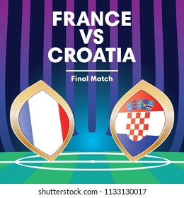 France vs Croatia soccer world championship