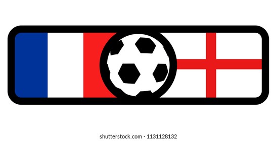 France vs England flags