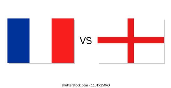 France vs England flags