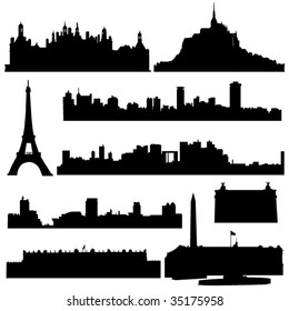 France's famous historical buildings and modern architecture.