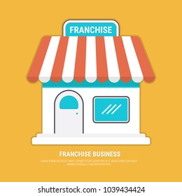Franchise business concept, franchise marketing system
