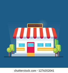 Franchise business concept, franchise marketing system.