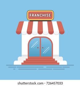 Franchise business concept, franchise marketing system