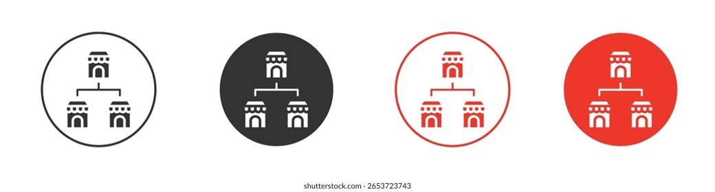 Icono de la franquicia para el logotipo, símbolo de la muestra del Vector para el diseño