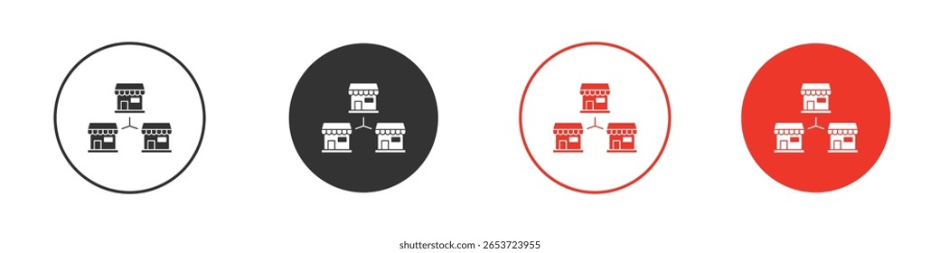 Icono de la franquicia para el logotipo, símbolo de la muestra del Vector para el diseño
