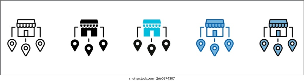 Franchise Icon Pack Multistyle Illustration