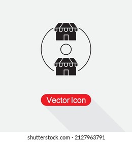 Franchise Icon Vector Illustration Eps10