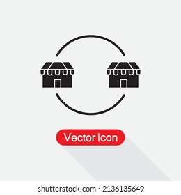 Franchise Icon Vektor Illustration Eps10