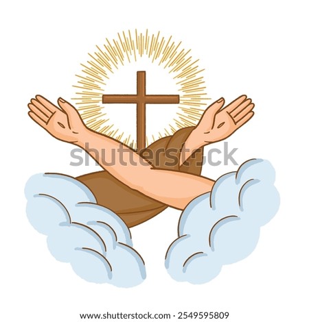 Franciscan Order Coat of Arms, catholic church.
