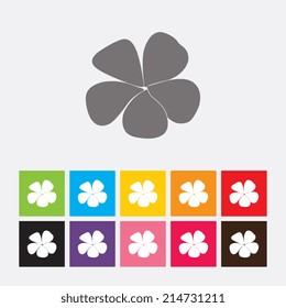 Frangipani flower icon - Vector