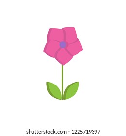 frangipani icon vector. flower flat icon
