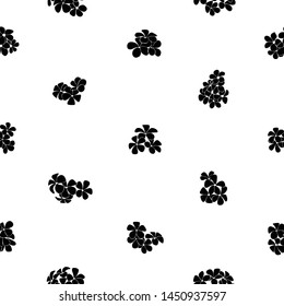 frangipani seamless pattern background icon.