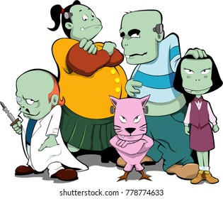 Frankenstein And The Bizarre Family