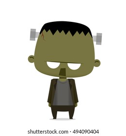 Frankenstein cartoon vector