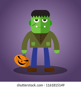 Frankenstein, Cute Halloween character