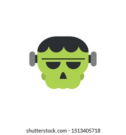 frankenstein face trick or treat happy halloween