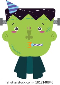 frankenstein figure with facial gestures