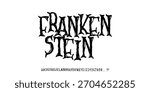 Frankenstein Horror Roots Alphabet Display Font