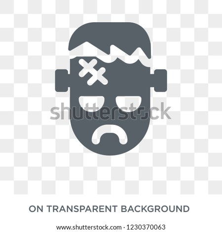 Frankenstein icon. Trendy flat vector Frankenstein icon on transparent background from Fairy Tale collection. 