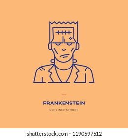 Frankenstein Line Icon