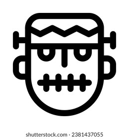 frankenstein vector icon on white background