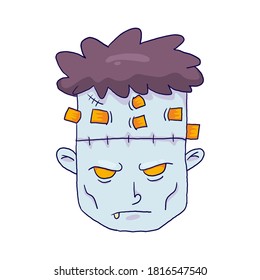 Frankenstein vector illustration. Suitable for hellowen products