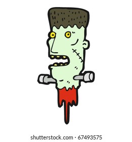 frankenstein's monster cartoon