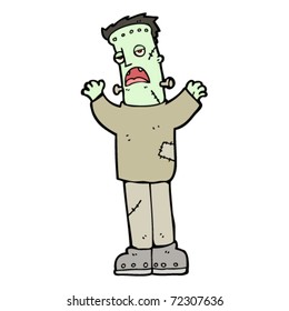 frankenstein's monster cartoon