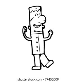 frankenstein's monster cartoon