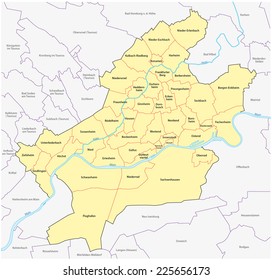 1,063 Frankfurt vector map Images, Stock Photos & Vectors | Shutterstock