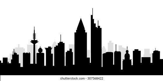 Frankfurt City Skyline 