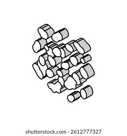 frankincense aromatherapy isometric icon vector. frankincense aromatherapy sign. isolated symbol illustration