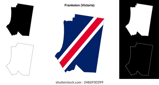 Frankston (Victoria) Outline-Kartenset