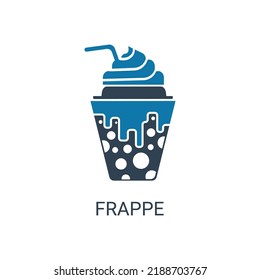 Icono de Frappe. Estilo plano. Se puede usar para web y móvil.