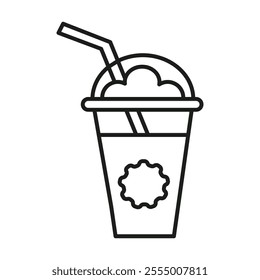 Frappe icon Simple thin line flat symbol