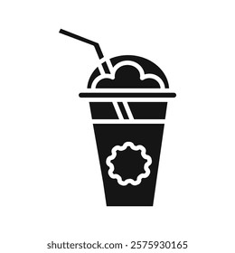 Frappe icon Simple thin line flat symbol