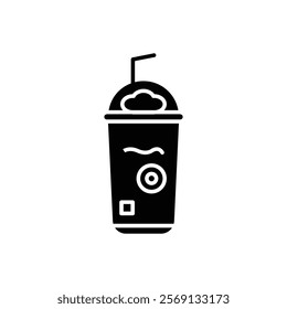 Frappe icon Vector flat thin line illustration