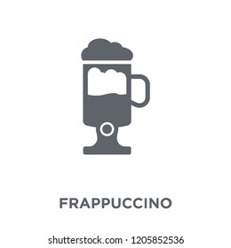 Frappuccino icon. Frappuccino design concept from Drinks collection. Simple element vector illustration on white background.