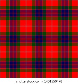 Fraser Modern Tartan. Seamless pattern for fabric, kilts, skirts, plaids