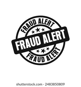 Fraud Alert icon logo sign vector outline