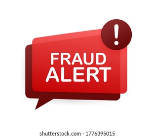 Fraud alert. Security Audit, Virus Scanning, Cleaning, Eliminating Malware, Ransomware. Vector stock illustration.