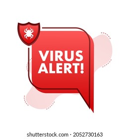 Fraud alert. Security Audit, Virus Scanning, Cleaning, Eliminating Malware, Ransomware Vector stock illustration.