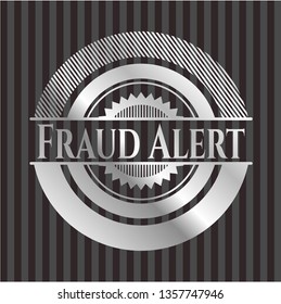 Fraud Alert silvery shiny emblem
