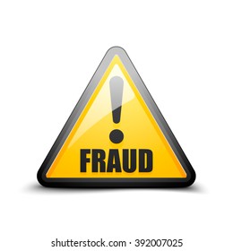 Fraud Danger Hazard sign