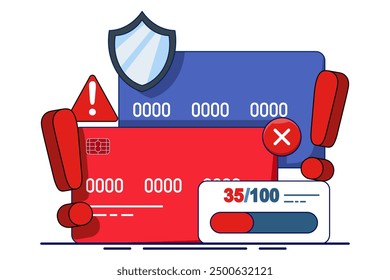 Fraud detection concept, debit card fraud detection uses tools and techniques to identify and prevent unauthorized transactions, thereby protecting against financial loss. improve payment security.